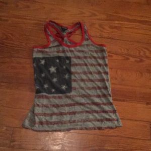 American Flag Tank Top